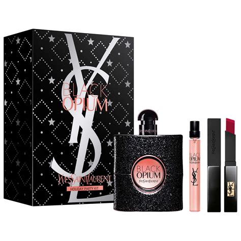 ysl black opium gift set 30ml|opium gift sets on offer.